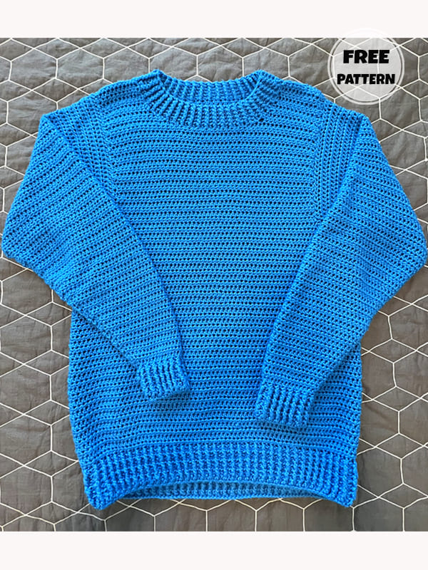 Crochet Mens Sweater Pattern