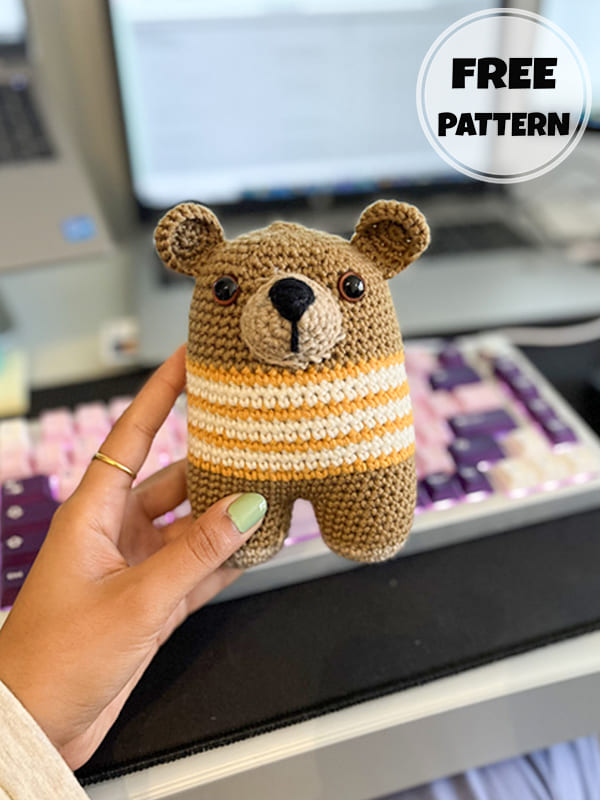 easy little teddy bear crochet pattern