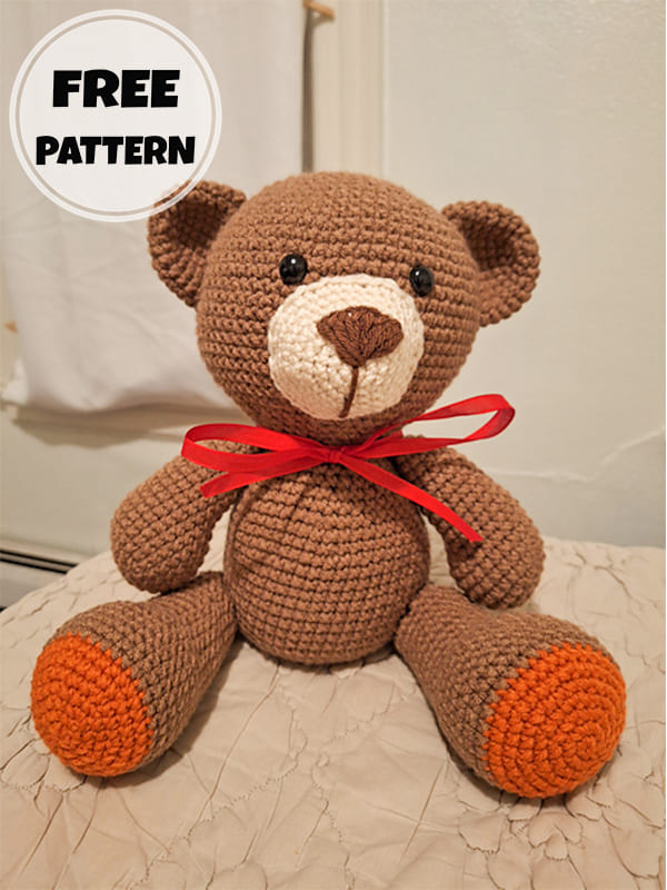 large crochet teddy bear pattern
