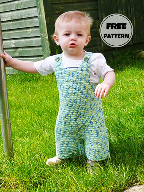 Cute Crochet Baby Romper Pattern Free​